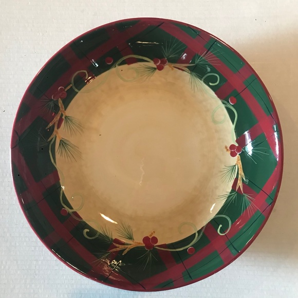 Certified International Patricia Brubaker Large Holiday Serving Bowl 13.… - Picture 2 of 6